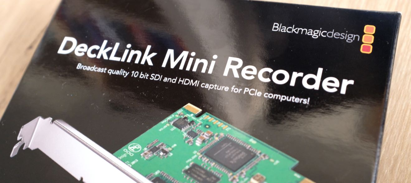 DeckLink Mini Recorder box