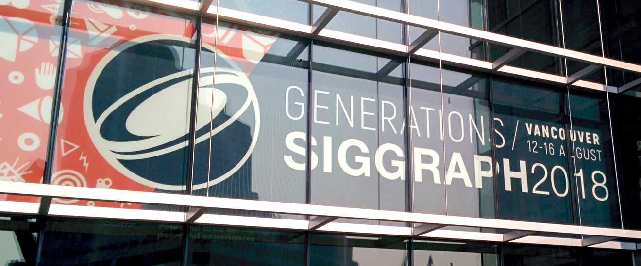 SIGGRAPH 2018 conference entrance