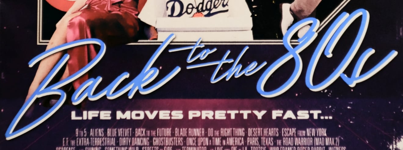 Back to the 80s poster