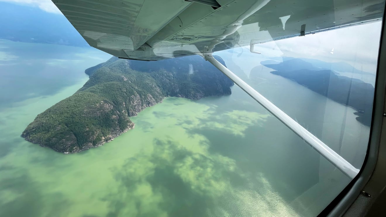 Howe Sound from above