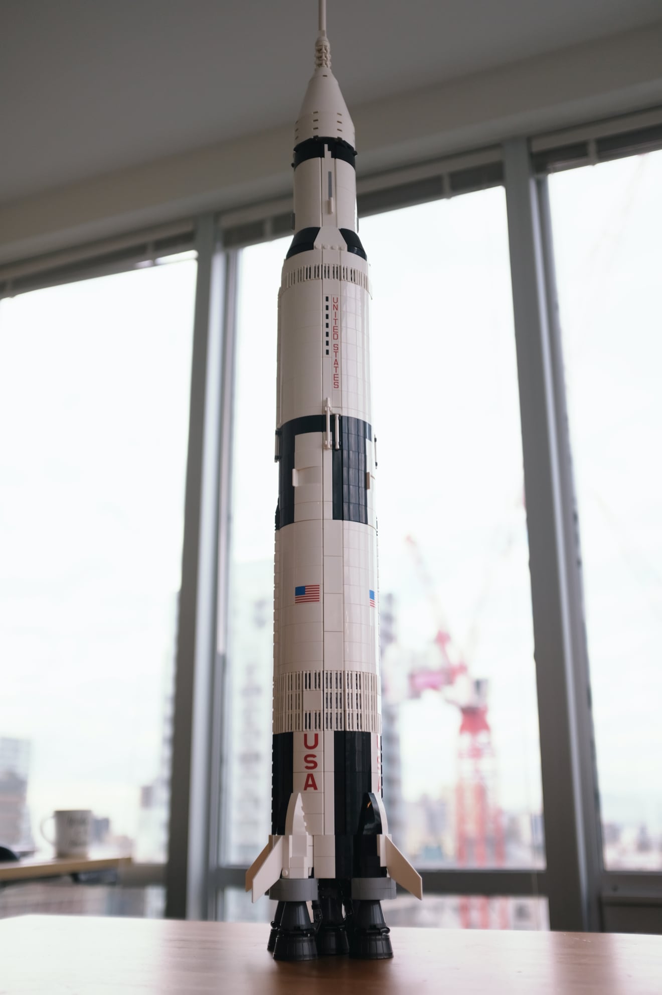 Lego Saturn V rocket