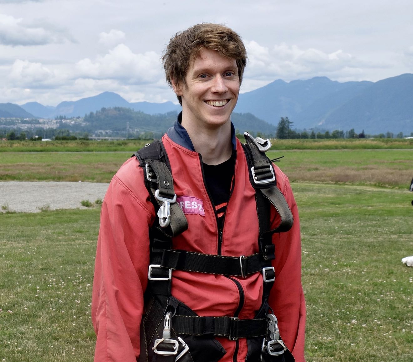 Skydiving on ground