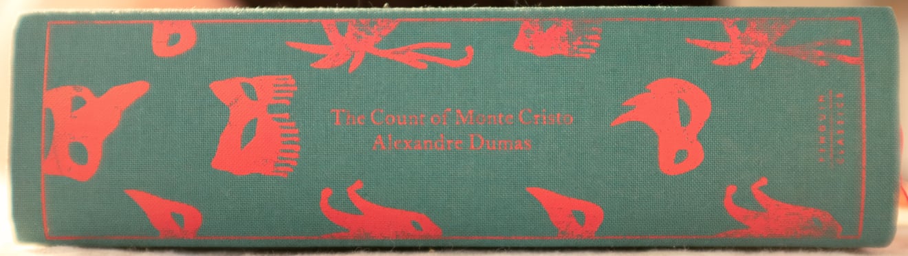 The Count of Monte Cristo book spine